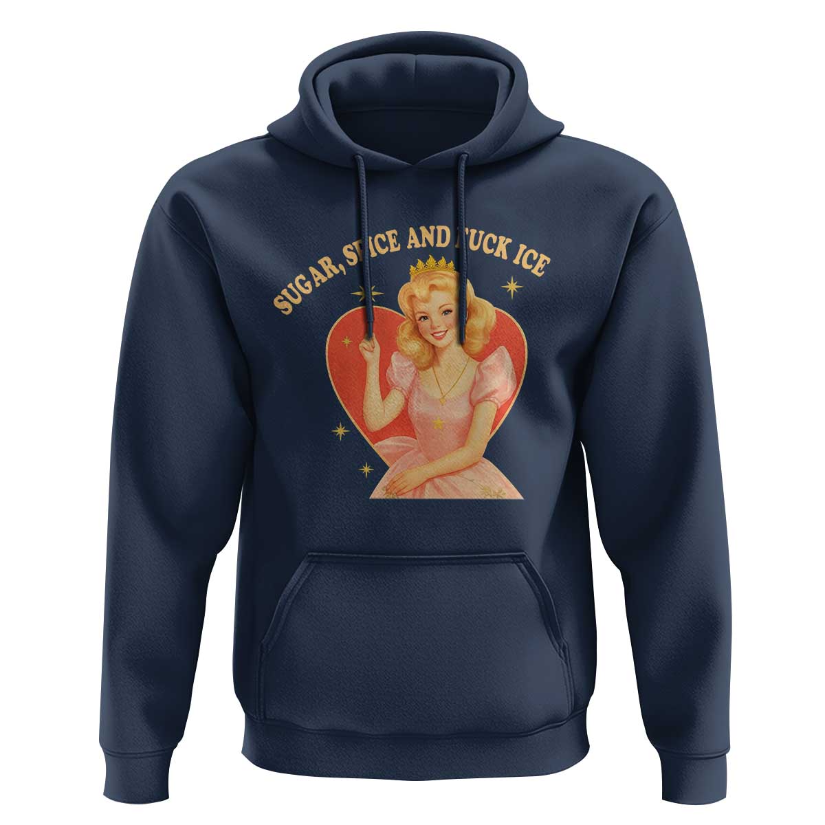 Sugar Spice and F Ice Retro Fairy Hoodie Feminist Against Ice Protest Political Resistance