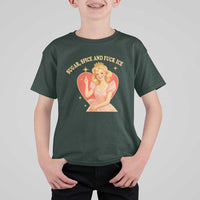 Sugar Spice and F Ice Retro Fairy T Shirt For Kid Feminist Against Ice Protest Political Resistance