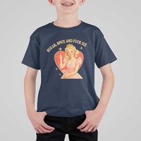 Sugar Spice and F Ice Retro Fairy T Shirt For Kid Feminist Against Ice Protest Political Resistance