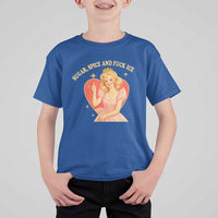 Sugar Spice and F Ice Retro Fairy T Shirt For Kid Feminist Against Ice Protest Political Resistance