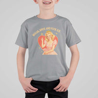 Sugar Spice and F Ice Retro Fairy T Shirt For Kid Feminist Against Ice Protest Political Resistance