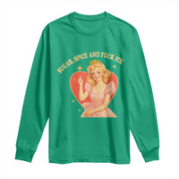 Sugar Spice and F Ice Retro Fairy Long Sleeve Shirt Feminist Against Ice Protest Political Resistance