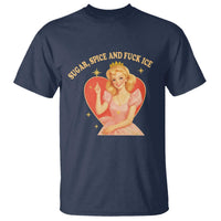 Sugar Spice and F Ice Retro Fairy T Shirt Feminist Against Ice Protest Political Resistance