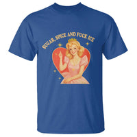 Sugar Spice and F Ice Retro Fairy T Shirt Feminist Against Ice Protest Political Resistance