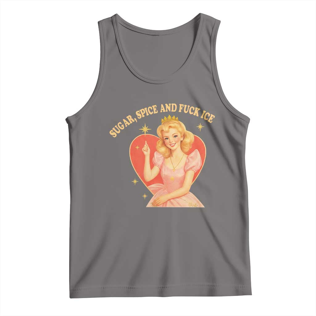 Sugar Spice and F Ice Retro Fairy Tank Top Feminist Against Ice Protest Political Resistance