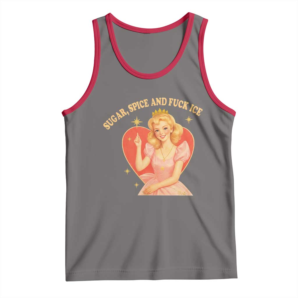Sugar Spice and F Ice Retro Fairy Tank Top Feminist Against Ice Protest Political Resistance