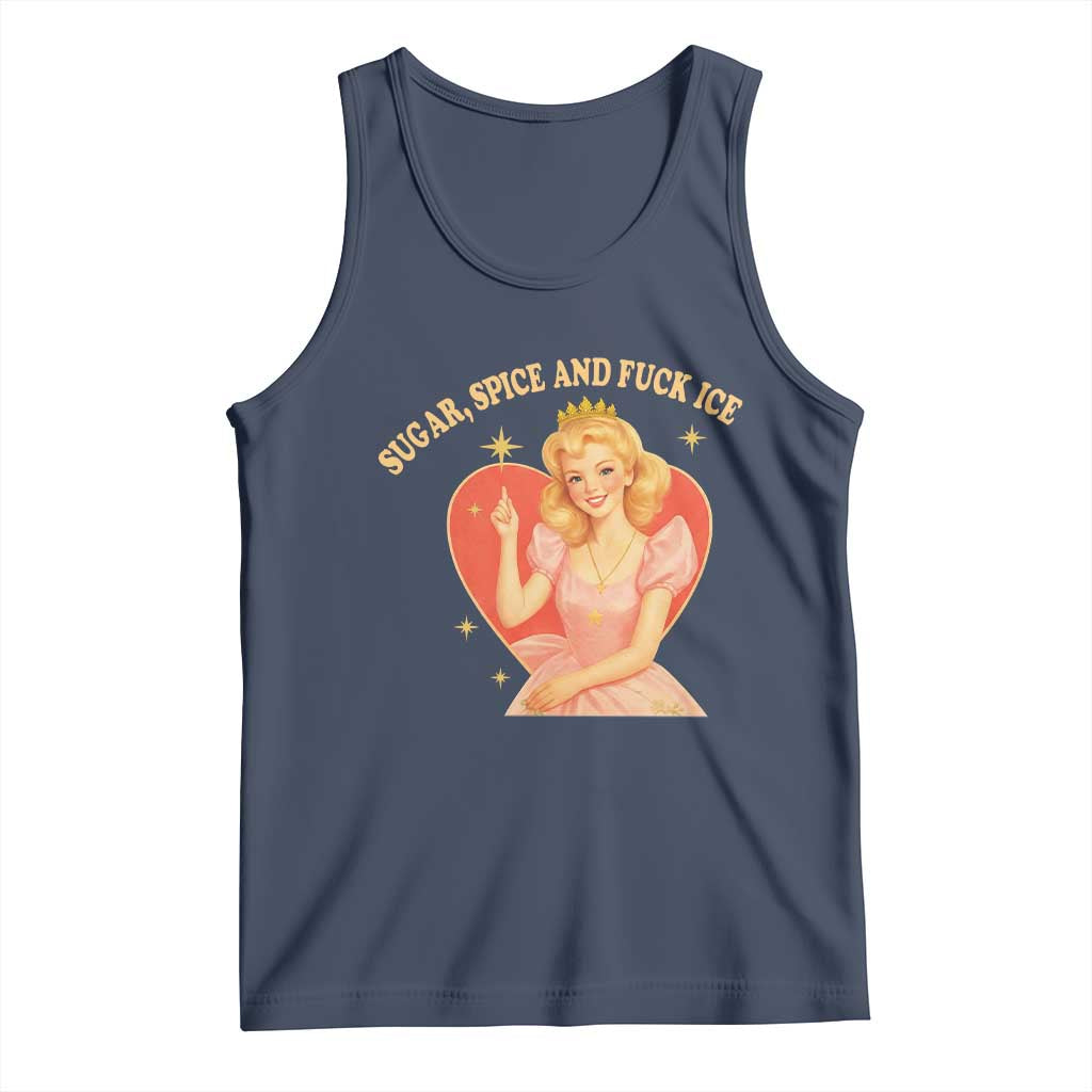 Sugar Spice and F Ice Retro Fairy Tank Top Feminist Against Ice Protest Political Resistance