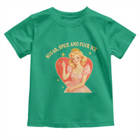 Sugar Spice and F Ice Retro Fairy Toddler T Shirt Feminist Against Ice Protest Political Resistance