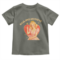 Sugar Spice and F Ice Retro Fairy Toddler T Shirt Feminist Against Ice Protest Political Resistance