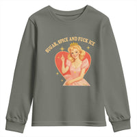 Sugar Spice and F Ice Retro Fairy Youth Sweatshirt Feminist Against Ice Protest Political Resistance