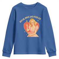 Sugar Spice and F Ice Retro Fairy Youth Sweatshirt Feminist Against Ice Protest Political Resistance