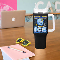 Snow is Welcome Ice is Not Tumbler With Handle Funny Against Ice Minneapolis Resistance and Justice