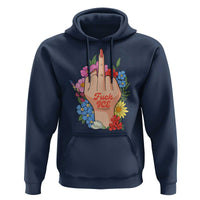 Floral Middle Finger F Ice Hoodie