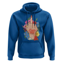 Floral Middle Finger F Ice Hoodie
