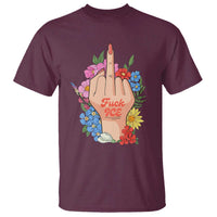 Floral Middle Finger F Ice T Shirt