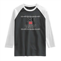 Ice Equals American Gestapo Raglan Shirt Barbed Wire Protest Political Resistance