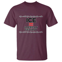 Ice Equals American Gestapo T Shirt Barbed Wire Protest Political Resistance