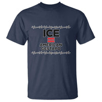 Ice Equals American Gestapo T Shirt Barbed Wire Protest Political Resistance