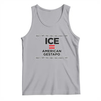 Ice Equals American Gestapo Tank Top Barbed Wire Protest Political Resistance