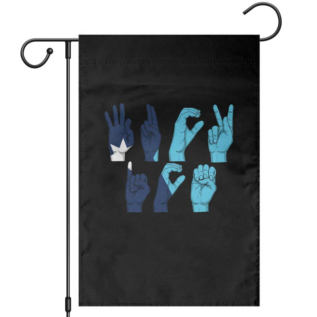 F Ice Out of Minneapolis Hand Signs Garden Flag State Flag Justice Protest Resistance