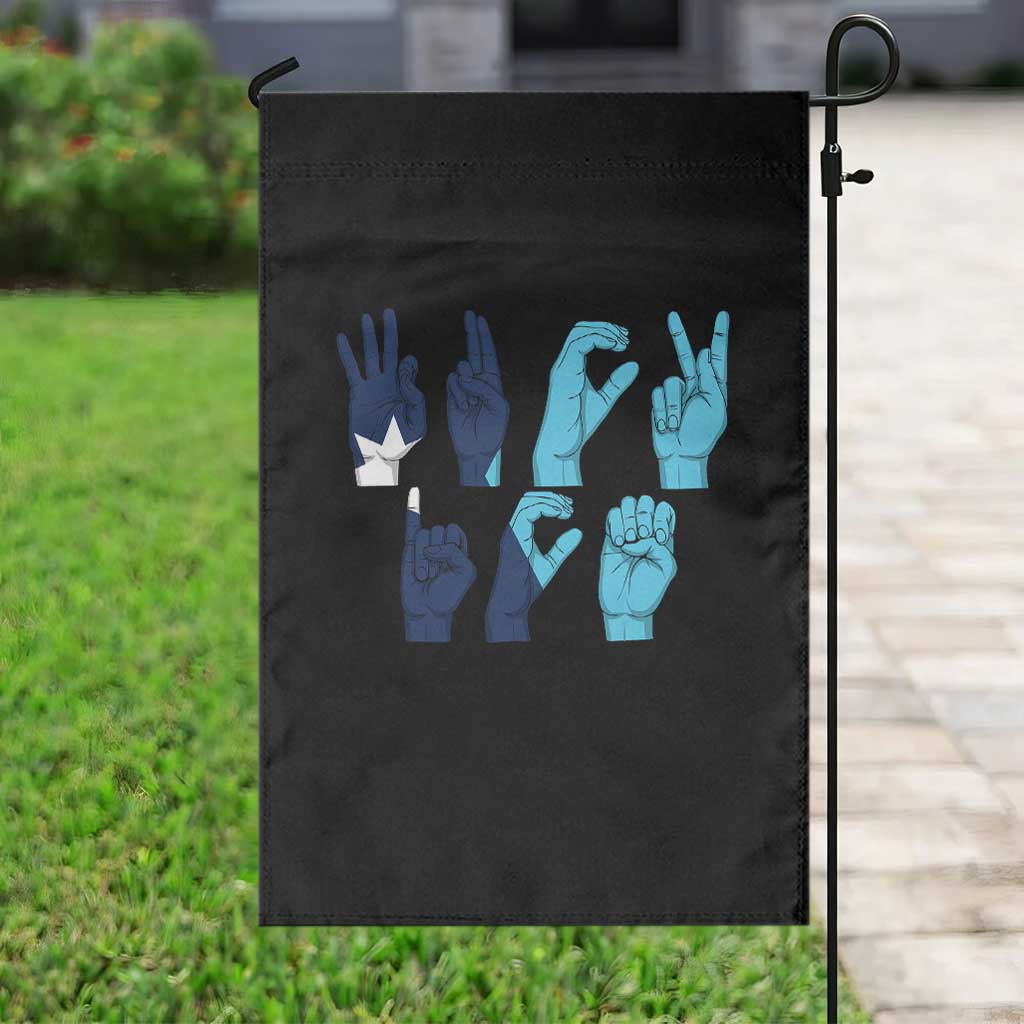 F Ice Out of Minneapolis Hand Signs Garden Flag State Flag Justice Protest Resistance