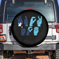 F Ice Out of Minneapolis Hand Signs Spare Tire Cover State Flag Justice Protest Resistance