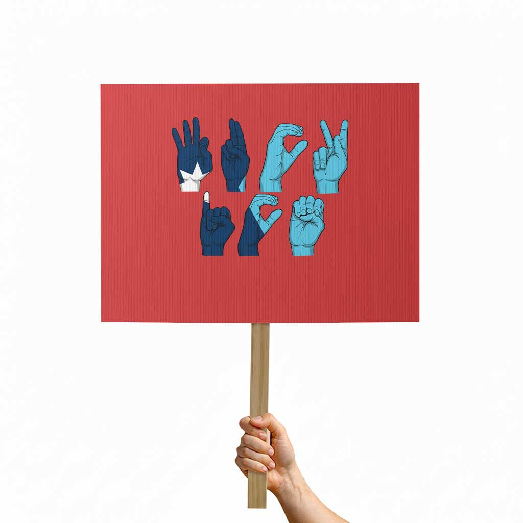 F Ice Out of Minneapolis Hand Signs Protest Sign State Flag Justice Protest Resistance