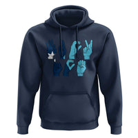 F Ice Out of Minneapolis Hand Signs Hoodie State Flag Justice Protest Resistance