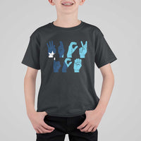 F Ice Out of Minneapolis Hand Signs T Shirt For Kid State Flag Justice Protest Resistance