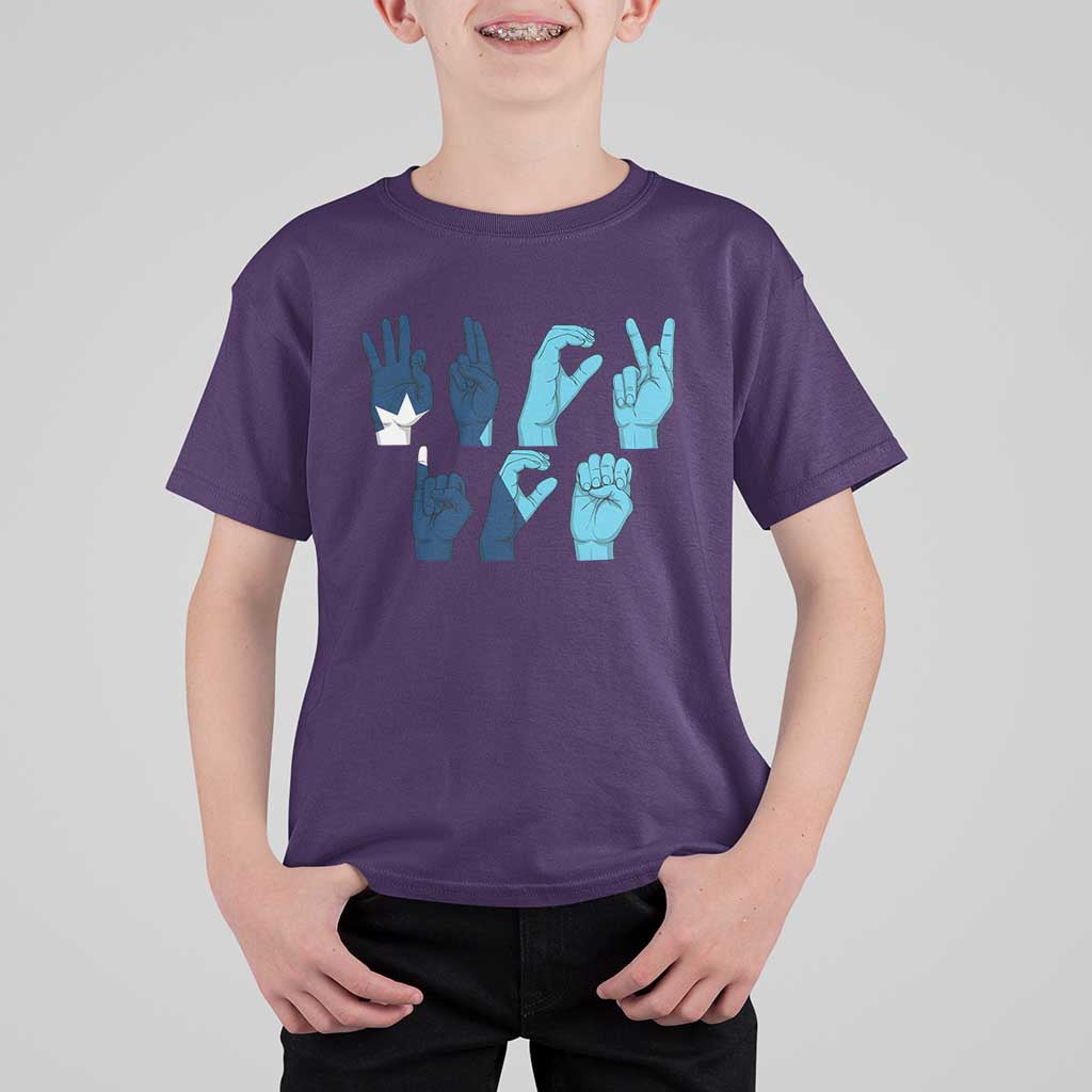 F Ice Out of Minneapolis Hand Signs T Shirt For Kid State Flag Justice Protest Resistance