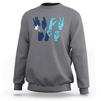 F Ice Out of Minneapolis Hand Signs Sweatshirt State Flag Justice Protest Resistance