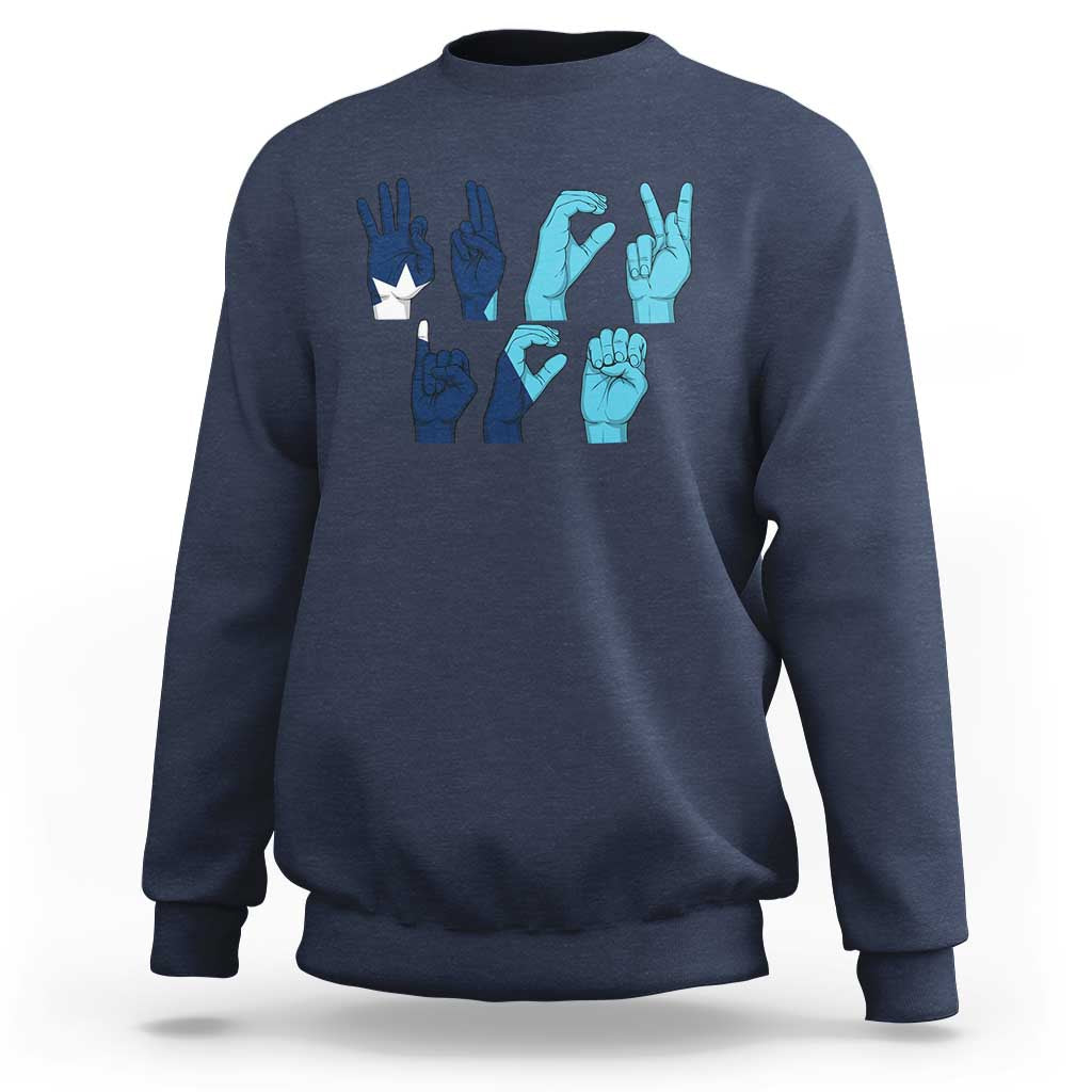 F Ice Out of Minneapolis Hand Signs Sweatshirt State Flag Justice Protest Resistance