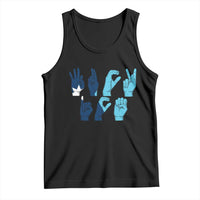 F Ice Out of Minneapolis Hand Signs Tank Top State Flag Justice Protest Resistance