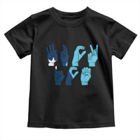 F Ice Out of Minneapolis Hand Signs Toddler T Shirt State Flag Justice Protest Resistance