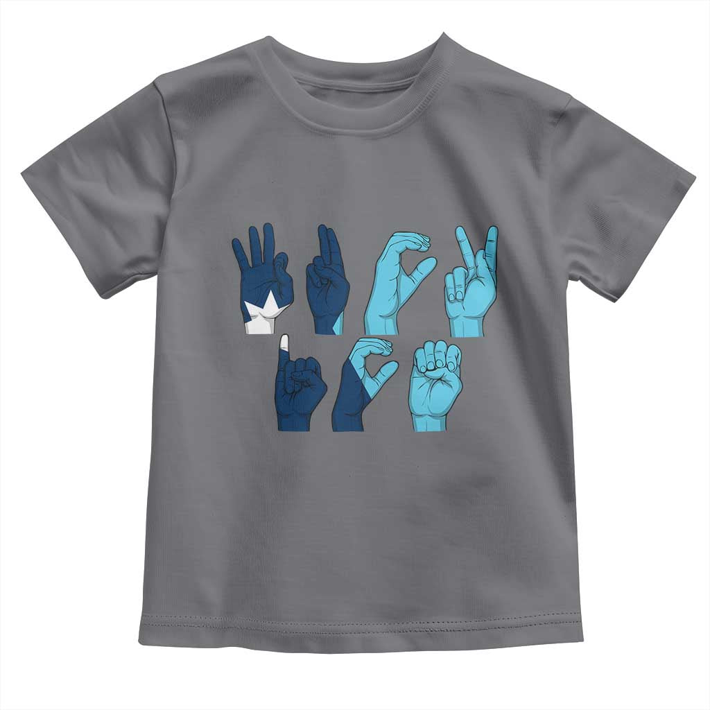 F Ice Out of Minneapolis Hand Signs Toddler T Shirt State Flag Justice Protest Resistance