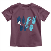 F Ice Out of Minneapolis Hand Signs Toddler T Shirt State Flag Justice Protest Resistance