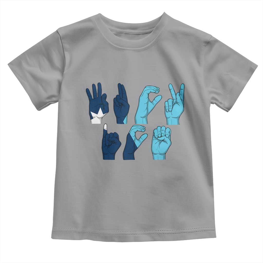 F Ice Out of Minneapolis Hand Signs Toddler T Shirt State Flag Justice Protest Resistance