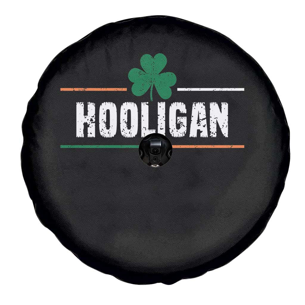 Funny St Patricks Day Matching Spare Tire Cover Hooligan Irish Shamrock