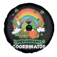 Cute St Patricks Day Spare Tire Cover Shenanigans Coordinator Gnomes Rainbow