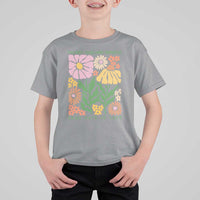 The Only Thing More Powerful Than Hate Is Love T Shirt For Kid Retro Floral Bunny Inspirational Quote