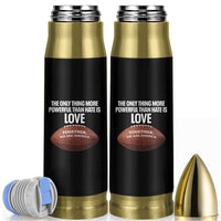 The Only Thing More Powerful Than Hate Is Love Bullet Tumbler Together We Are America Football Bunny Inspirational Quote