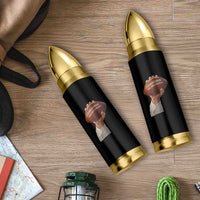 Together We Are America Bunny Holding Football Bullet Tumbler Unity Game Day Inspirational Quote