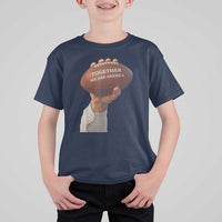 Together We Are America Bunny Holding Football T Shirt For Kid Unity Game Day Inspirational Quote