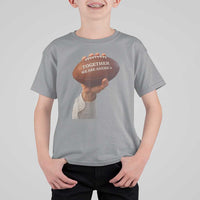 Together We Are America Bunny Holding Football T Shirt For Kid Unity Game Day Inspirational Quote