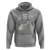 Together We Are America Vintage Football Hoodie Patriotic Sports Pride Bunny Inspirational Quote