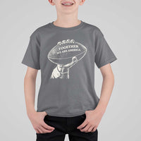 Together We Are America Vintage Football T Shirt For Kid Patriotic Sports Pride Bunny Inspirational Quote