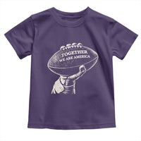 Together We Are America Vintage Football Toddler T Shirt Patriotic Sports Pride Bunny Inspirational Quote