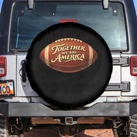 Together We Are America Spare Tire Cover Bold Statement Unity Bunny Inspirational Quote