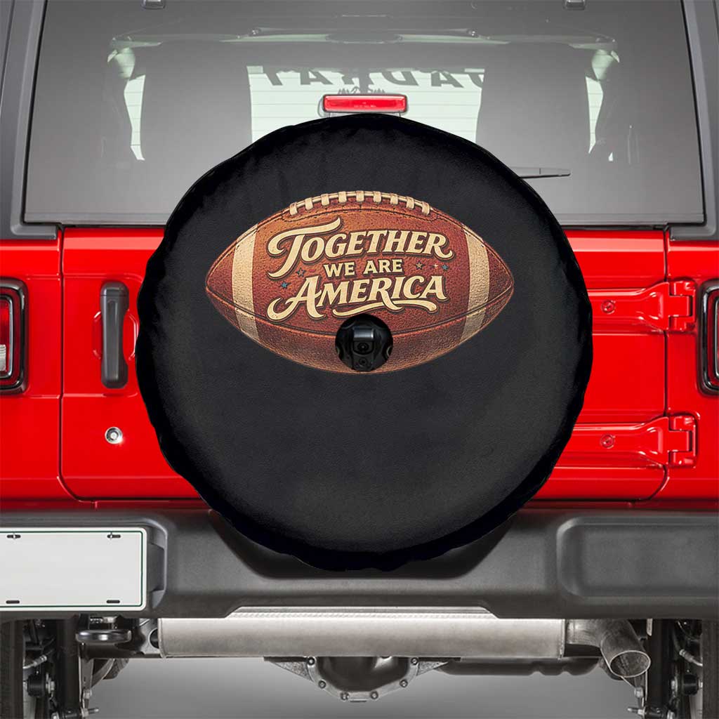 Together We Are America Spare Tire Cover Bold Statement Unity Bunny Inspirational Quote