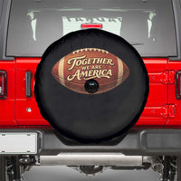 Together We Are America Spare Tire Cover Bold Statement Unity Bunny Inspirational Quote
